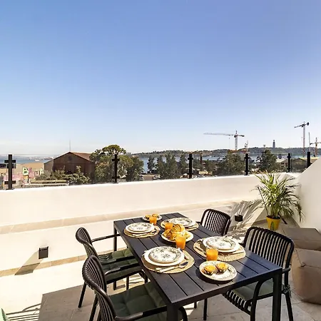 Whome Brand New Rooftop With River View Apartman Lisboa