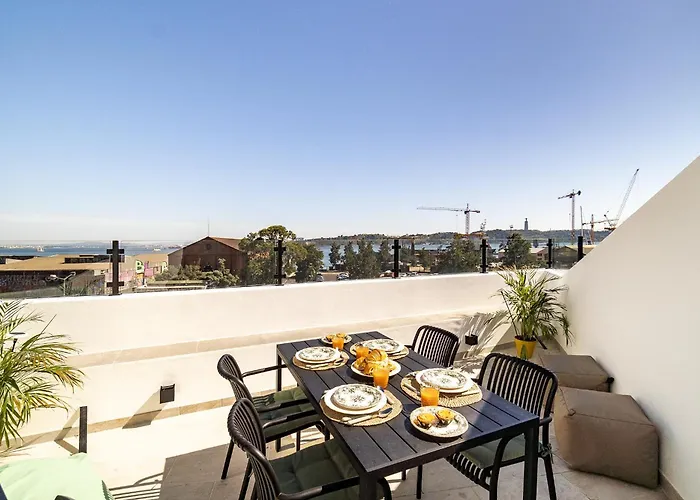 Whome Brand New Rooftop With River View شقة Lisboa